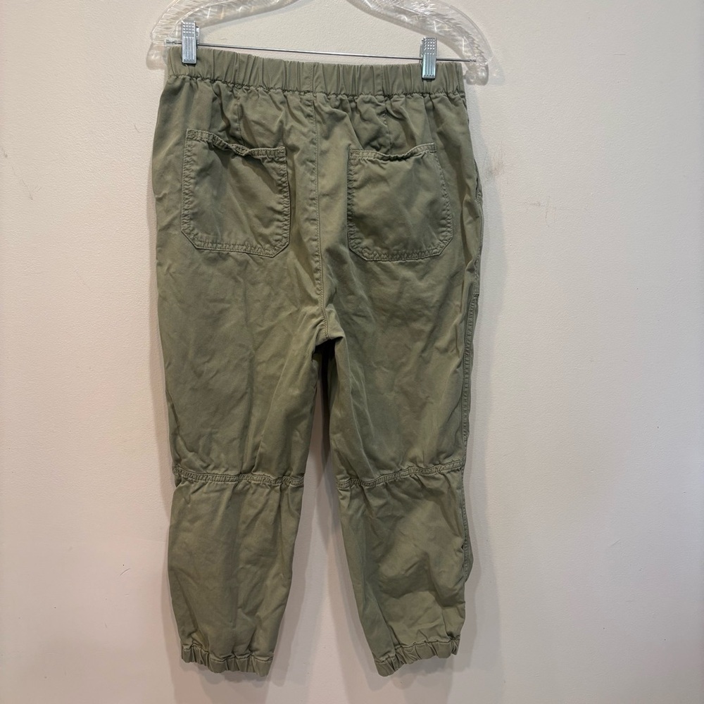 Free People Cadet Pull On Button Fly Capri Jogger Pants Women’s Size Medium - Picture 9 of 12